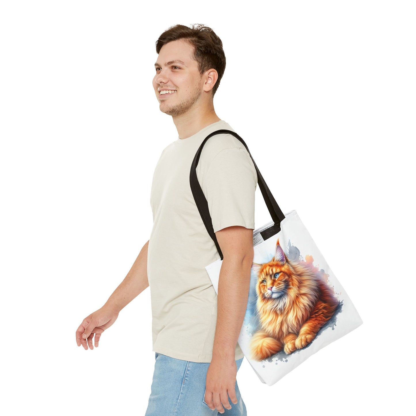 Adorable Maine Coon Cat Carryall - Purrsonalize Your Style!