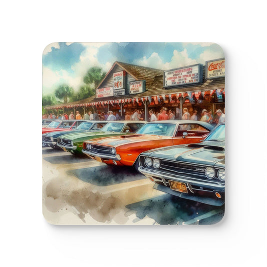 Coaster Set: Classic Cars Drive-In Feature