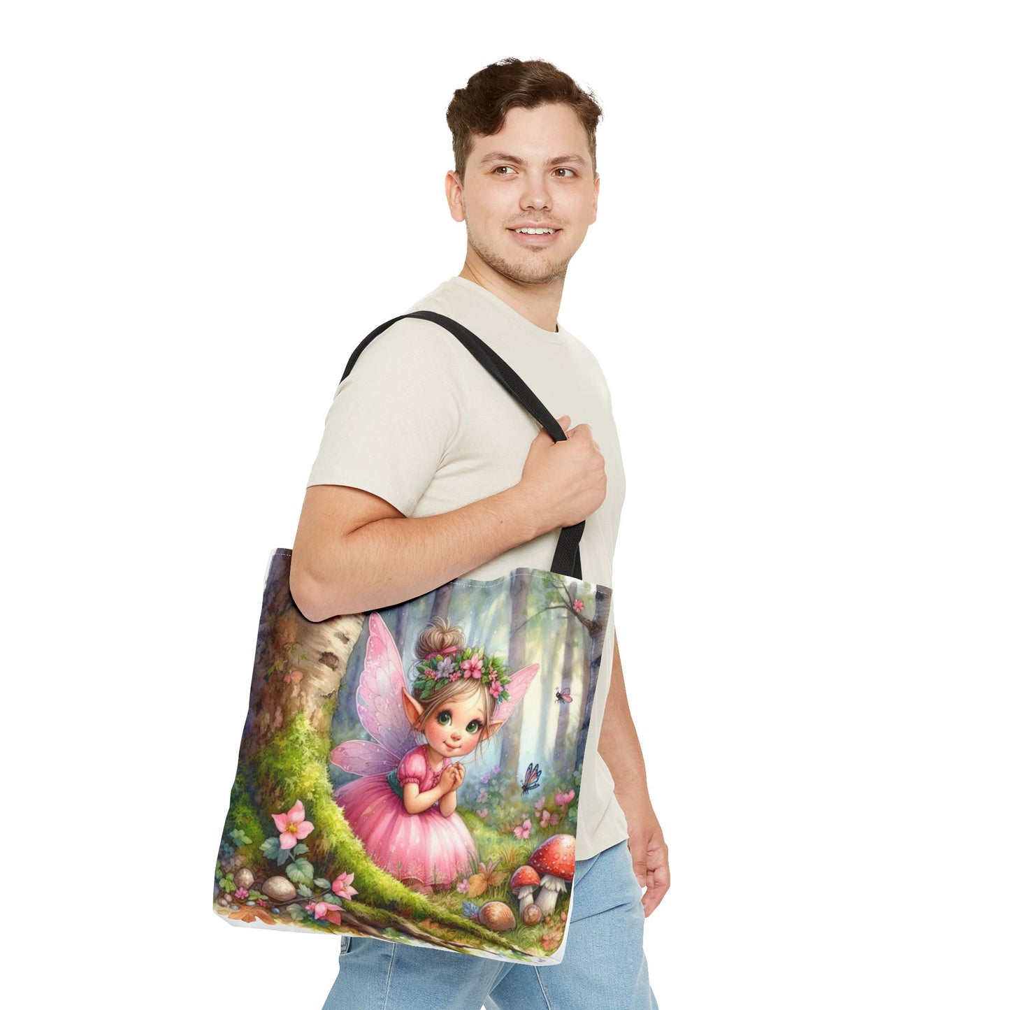 Enchanting Pink Pixie Forest Hide and Seek Bag